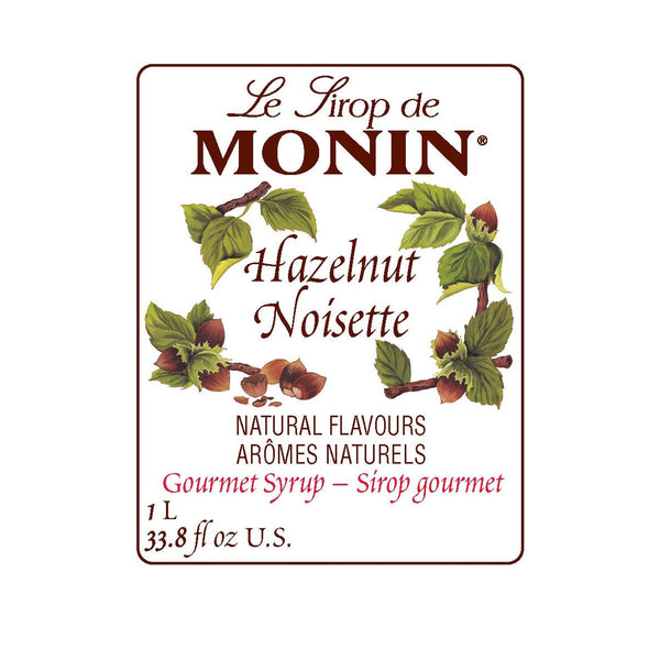 Monin Hazelnut Syrup, 1 L