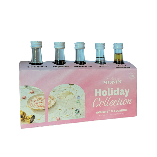 Monin Holiday Cheer Flavour Collection, 5 Pack