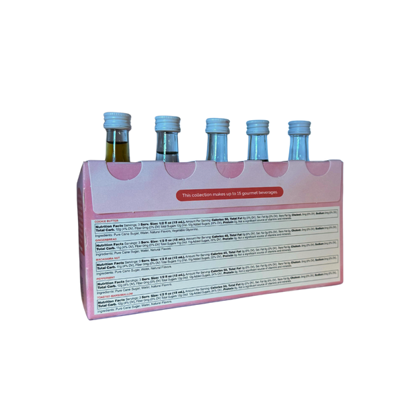 Monin Holiday Cheer Flavour Collection, 5 Pack