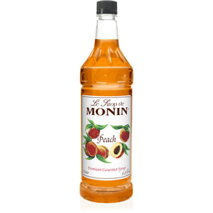 Monin Peach Syrup, 1L