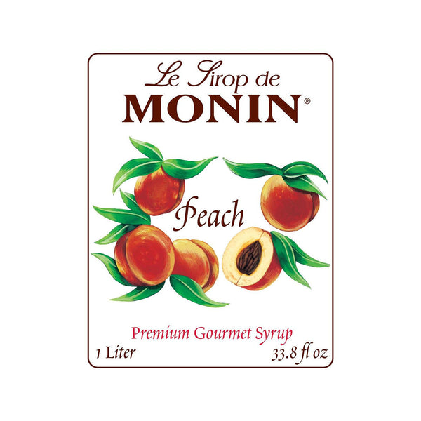 Monin Peach Syrup, 1L