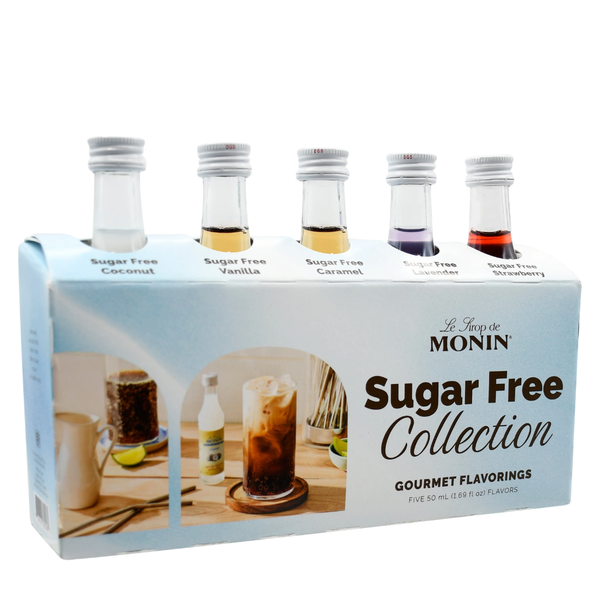 Monin Sugar Free Flavour Collection, 5 Pack