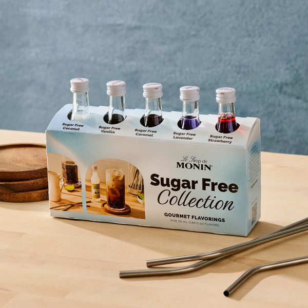 Monin Sugar Free Flavour Collection, 5 Pack