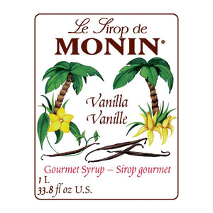 Monin Vanilla Syrup, 1L