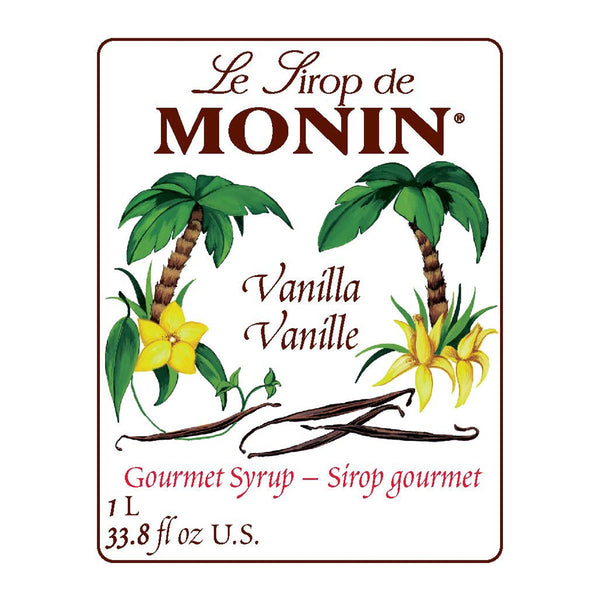 Monin Vanilla Syrup, 1L