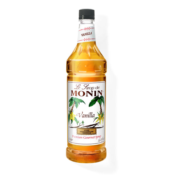 Monin Vanilla Syrup, 1L Bottle