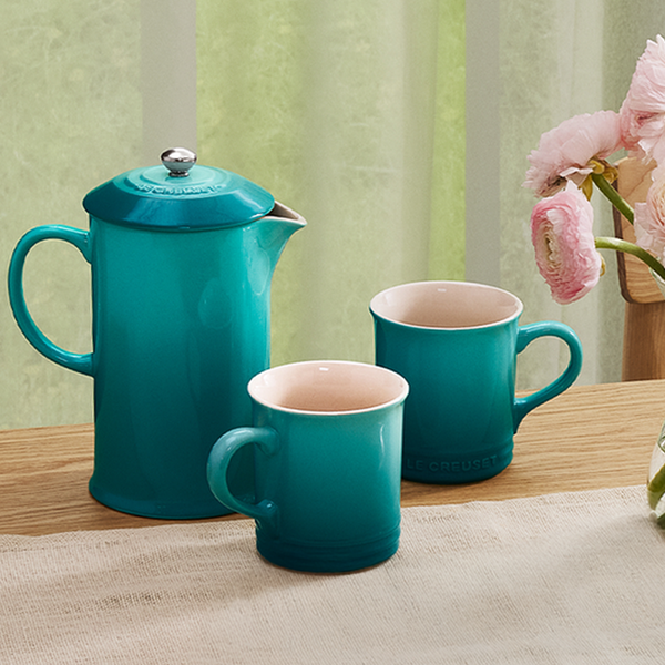 Le Creuset Stoneware Mug 400 ml, Blue Riviera