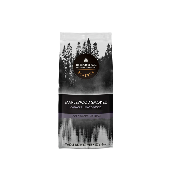 Muskoka Roastery Coffee Co. Maplewood Smoked Whole Bean Coffee, 227g