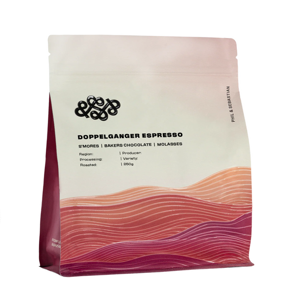 Phil & Sebastian Doppelganger Espresso Whole Bean Coffee, 250g