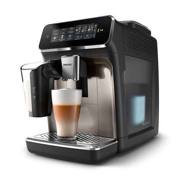 Philips Series 3300 LatteGo & Iced Coffee Automatic Espresso Machine, Black Chrome