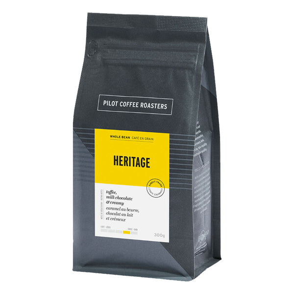 Pilot Heritage Blend Whole Bean Coffee, 300g