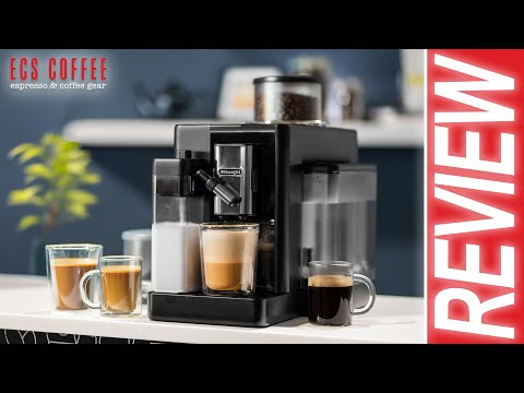 Machine à expresso automatique Delonghi Rivelia avec LatteCrema, noir onyx 