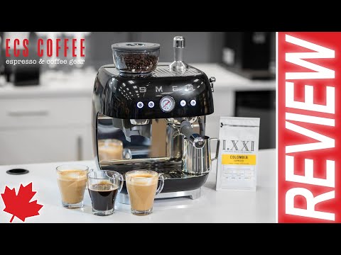 Machine à expresso manuelle SMEG, blanche 