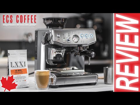 Breville Barista Express Impress Automatic Espresso Machine, Damson Blue 