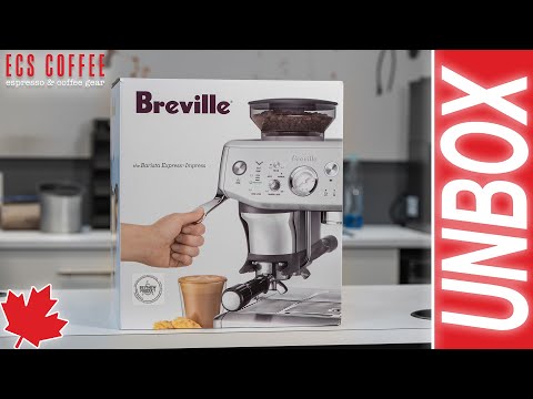 Breville Barista Express Impress Automatic Espresso Machine, Damson Blue 