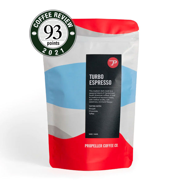 Propeller Turbo Whole Bean Espresso, 12oz