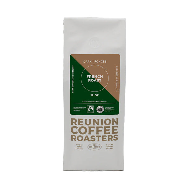 Reunion Coffee Roasters Organic French Roast Whole Bean Coffee 12oz