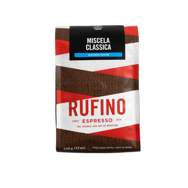 Rufino Espresso Miscela Classica Decaf Whole Bean Coffee, 12 oz.