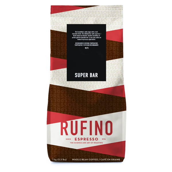 Rufino Espresso Super Bar Whole Bean Coffee, 1 kg.