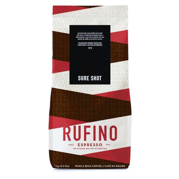 Rufino Espresso Sure Shot Whole Bean Coffee, 1 kg.