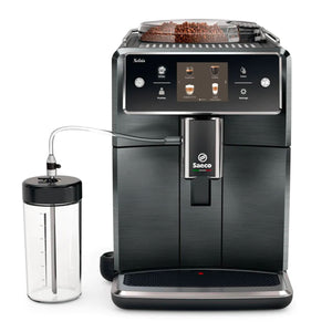Saeco Xelsis Super Automatic Espresso Machine, Titanium #SM7684/04