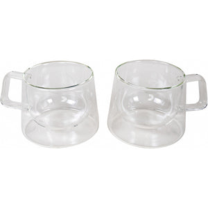 Safdie Barista Gem 380ml Caffé Latte Mugs, Set of 2