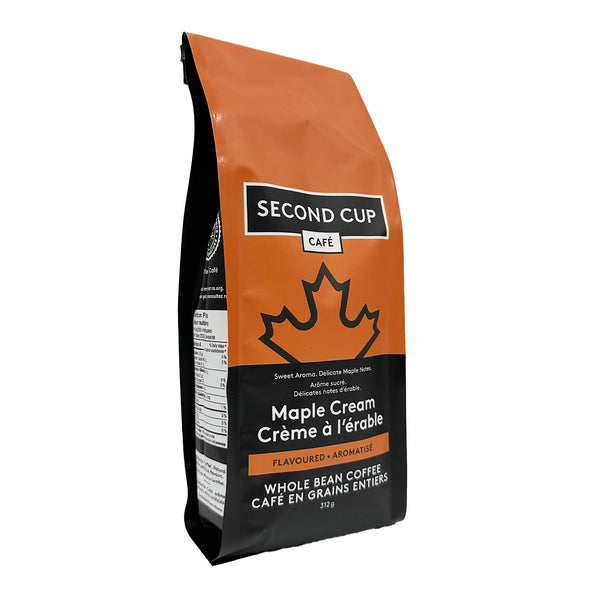 Second Cup Maple Cream Whole Bean Coffee, 312 g