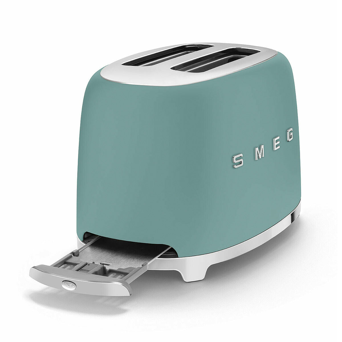 SMEG 2-Slice Toaster, Matte Emerald Green #TSF01EGMUS – ECS Coffee