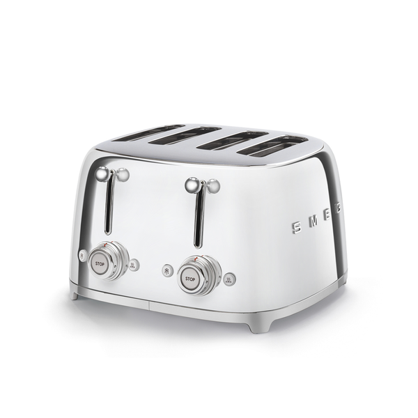 Smeg 4-Slot Toaster, Chrome #TSF03SSUS