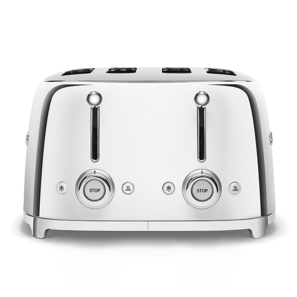Smeg 4-Slot Toaster, Chrome #TSF03SSUS