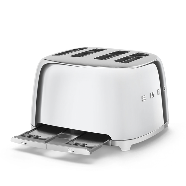 Smeg 4-Slot Toaster, Chrome #TSF03SSUS