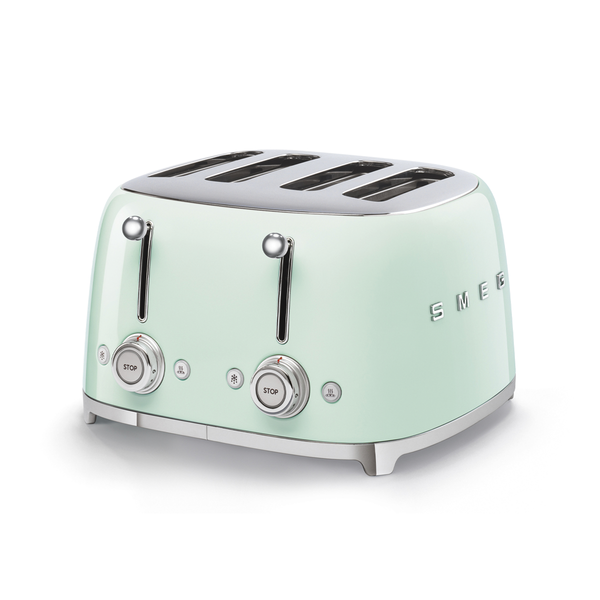 Smeg 4-Slot Toaster TSF03PGUS, Pastel Green