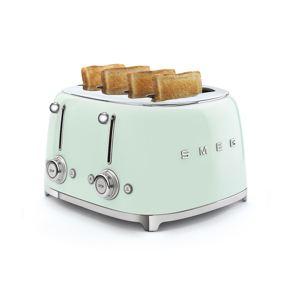 Smeg 4-Slot Toaster TSF03PGUS, Pastel Green