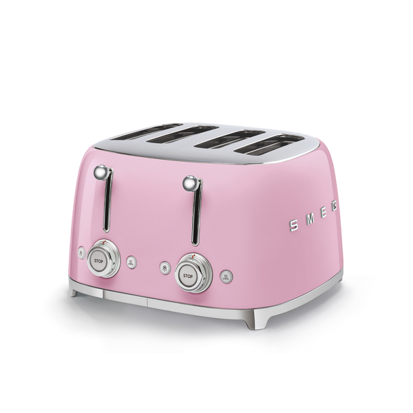 Grille-pain Smeg à 4 fentes, rose #TSF03PKUS