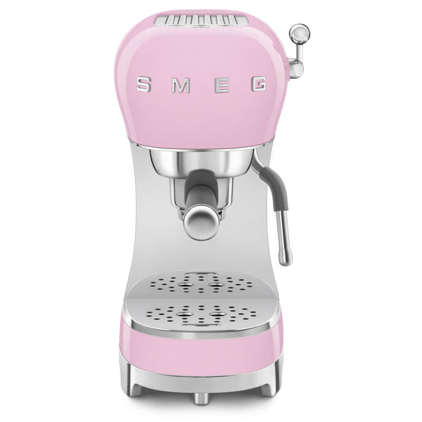 Smeg Manual Espresso Coffee Machine #ECF02PKUS - Pink
