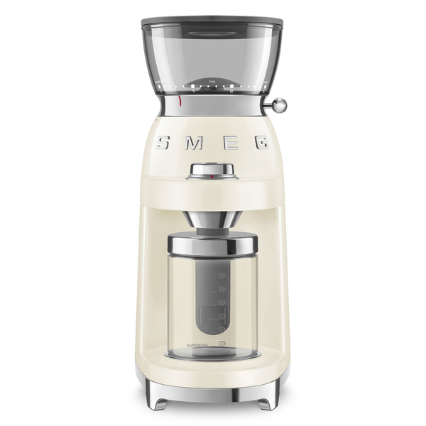 Smeg Coffee Grinder, Cream #CGF03CRUS
