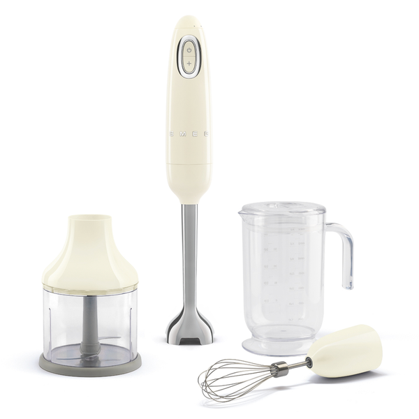 Smeg Immersion Hand Blender with Acccessories, Cream #HBF03CRUS