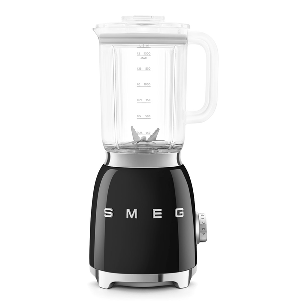 Smeg Glass Jar Stand Blender, Black #BLF03BLUS