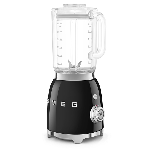Smeg Glass Jar Stand Blender, Black #BLF03BLUS