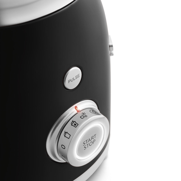 Smeg Glass Jar Stand Blender, Black #BLF03BLUS