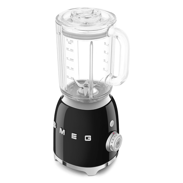 Smeg Glass Jar Stand Blender, Black #BLF03BLUS