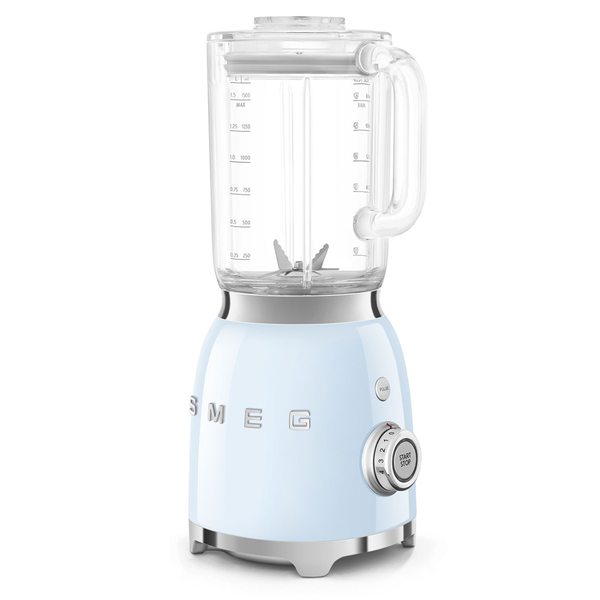 Smeg Glass Jar Stand Blender, Pastel Blue #BLF03PBUS
