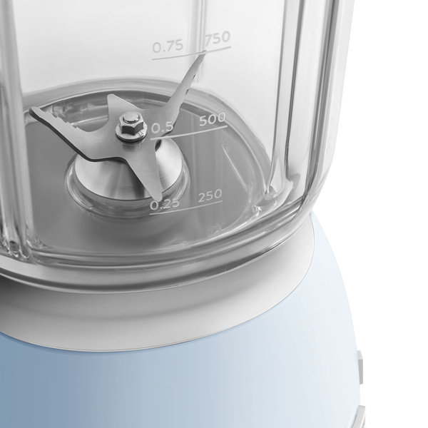 Smeg Glass Jar Stand Blender, Pastel Blue #BLF03PBUS