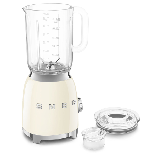Smeg Glass Jar Stand Blender, Cream #BLF03CRUS