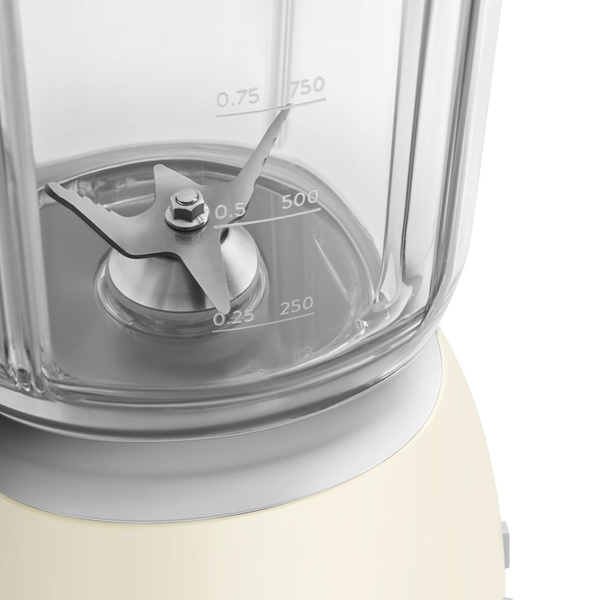 Smeg Glass Jar Stand Blender, Cream #BLF03CRUS