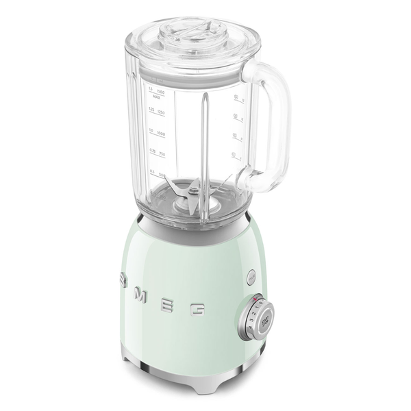 Smeg Glass Jar Stand Blender, Pastel Green #BLF03PGUS