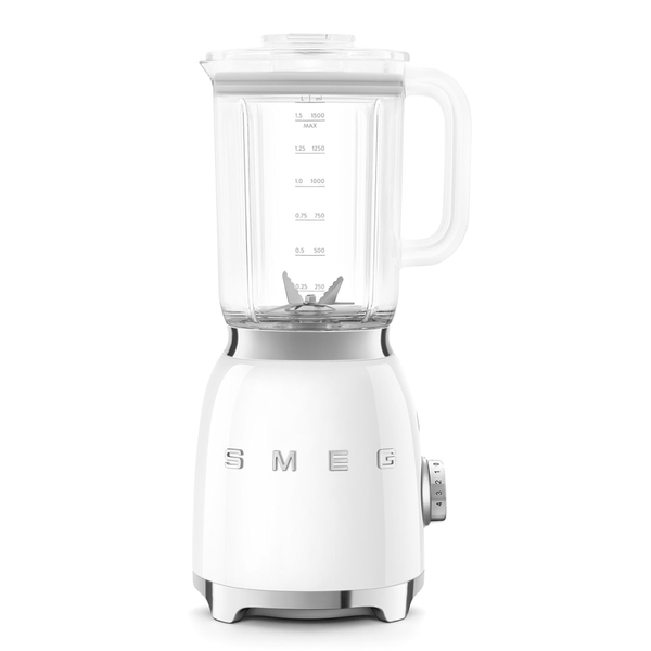 Smeg Glass Jar Stand Blender, White #BLF03WHUS