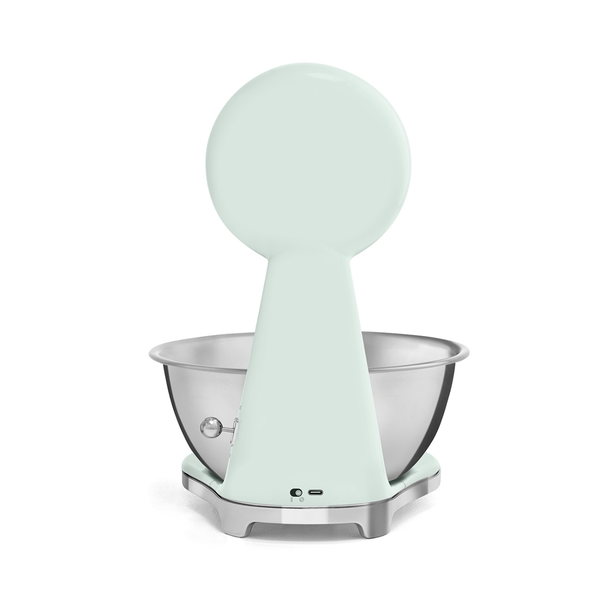 Smeg Analog and Digital Kitchen Scale, Pastel Green #KSF01PGWW