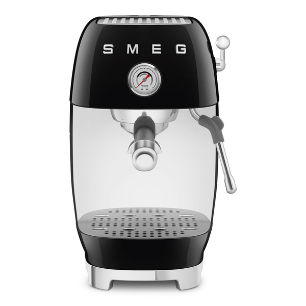 Smeg Manual Espresso Coffee Machine With Cold Brew, Black #ECF03BLUS