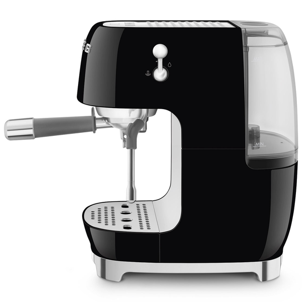 Smeg Manual Espresso Coffee Machine With Cold Brew, Black #ECF03BLUS